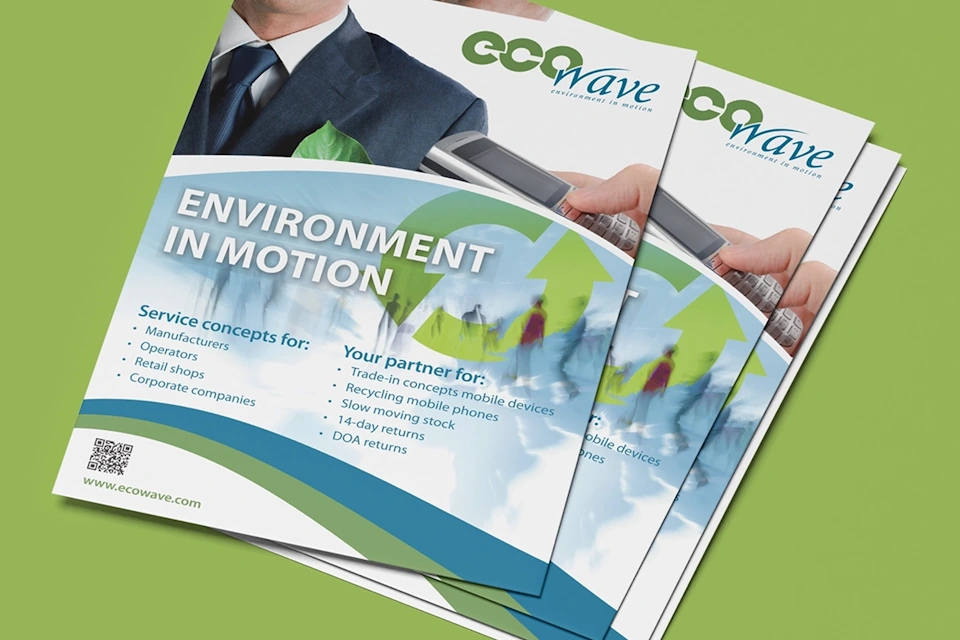 Ecowave Brochure Print Mockup