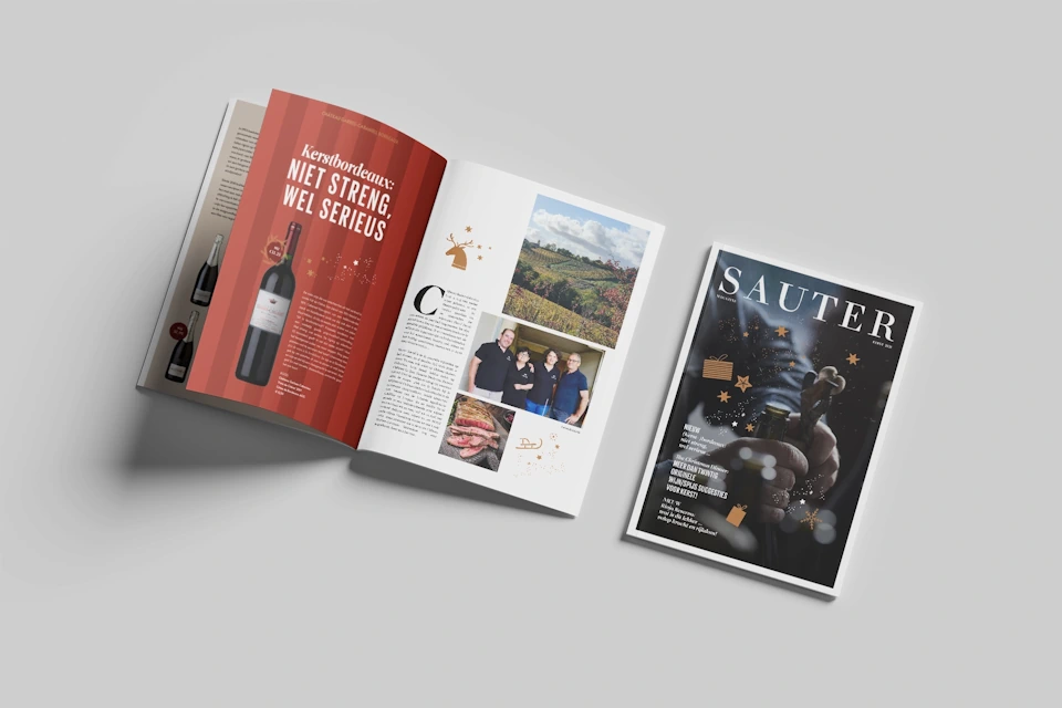 Sauter Wijnen Magazine Mockup